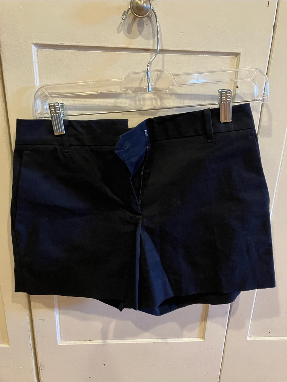 Ann Taylor Navy Blue Tailored Bermuda Shorts